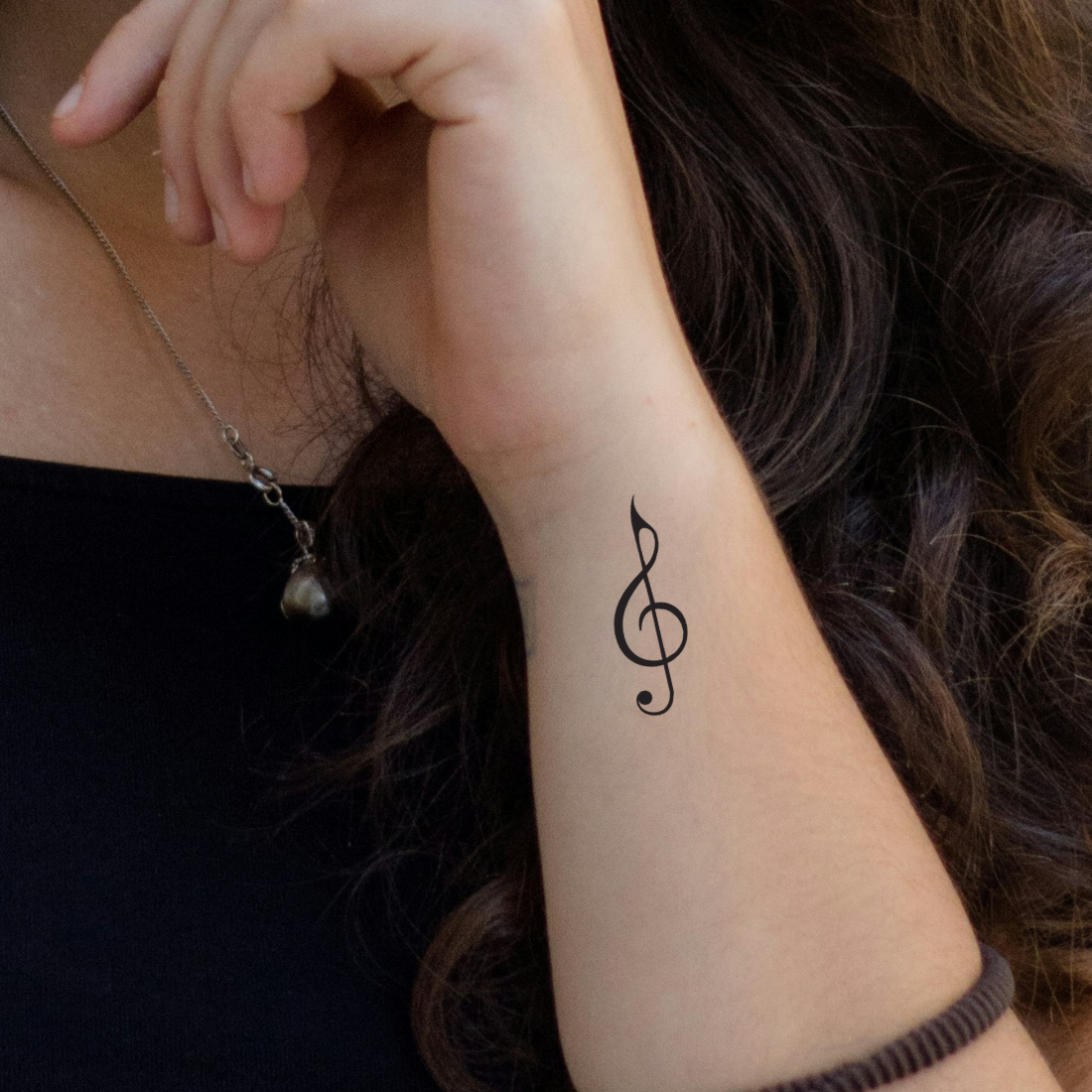 Notenschlüssel Tattoo